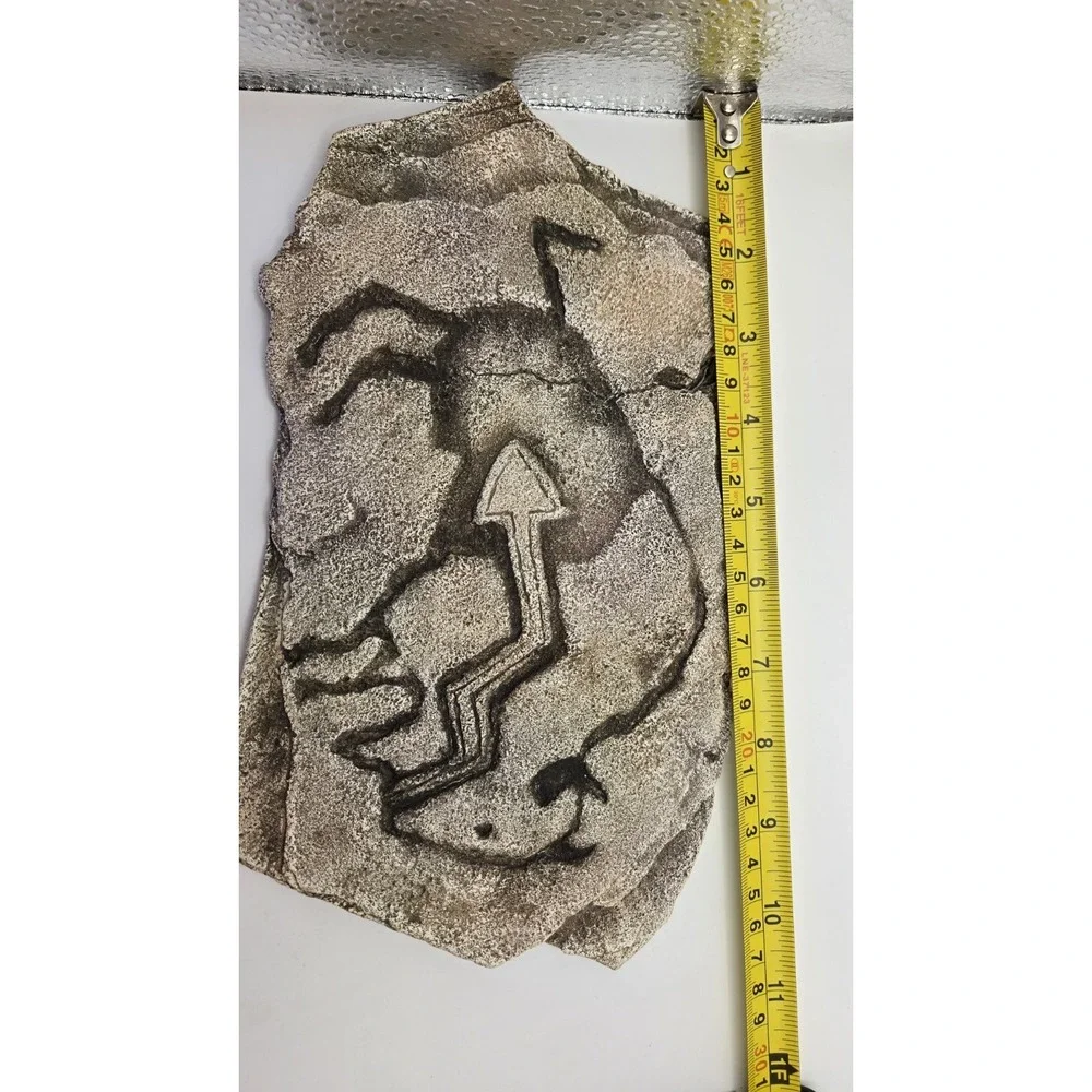 Mayan Aztec Style Petroglyph Wall Plaque Primitive Cave Art Decor 11